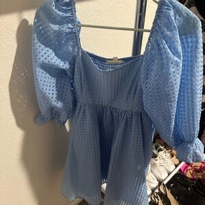 Entro Blue Women's Baby Doll Dress